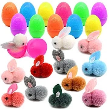 Bunny Filled Easter Eggs Set for Kids Fun and Excitement