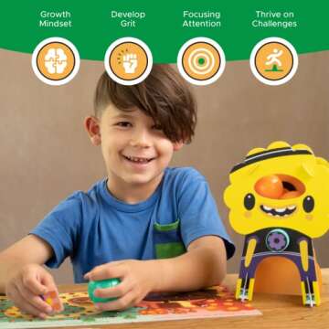 MEandMine Growth Mindset Lab - Science Kit for Kids - Vending Machine & Mystery Capsules, Problem-So...