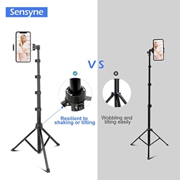 Versatile Sensyne 67" Phone Tripod for Photography