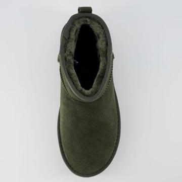 CUSHIONAIRE Cozy Women’s Platform Ankle Boots for Winter