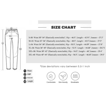 Perdontoo Men's Loose Fit Summer Pants for Ultimate Comfort