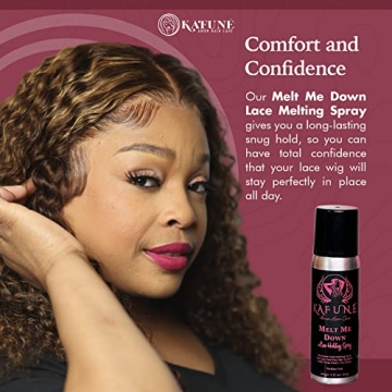 Kafune Amor Lace Melting Spray for Wig Hold Without Glue