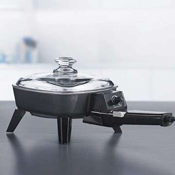 Brentwood SK-45 Non-Stick Electric Skillet - Perfect for Travel