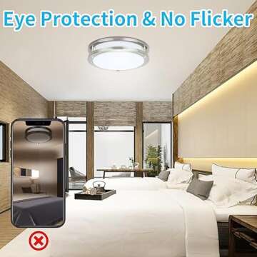 Bright 36W Dimmable LED Ceiling Light Fixture