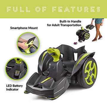 ECR4Kids Spin n' Go Racer - Go Kart for Kids 6+