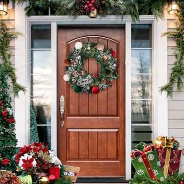 Christmas Tree Ornaments Velvet Balls - 12 Pcs 6 Color Shatterproof Christmas Tree Ornaments Velvet 3.15 Inch Balls, for Xmas Wedding Party Holiday Decorations (Gift Box)