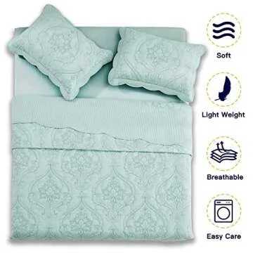 CHIXIN Bedspread Set - Elegant Reversible Bedding for All Seasons