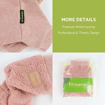 Stylish Winter Dog Clothes - Fitwarm Knitted Turtleneck