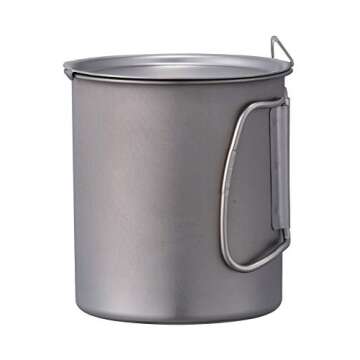 Snow Peak Trek Series Backpacking/Camping Cookware Sets, Trek 700 Pot, 23.6 fl oz