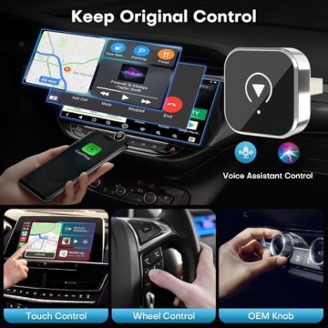 Mini Wireless CarPlay Adapter for iPhone Easy Setup