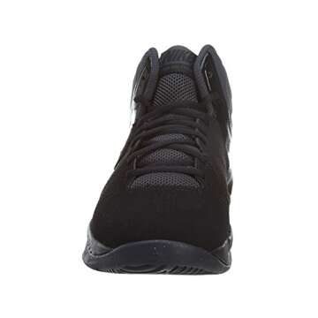 Nike Mens Air Visi Pro VI Nubuck Basketball Shoe Black/Anthracite 11.5