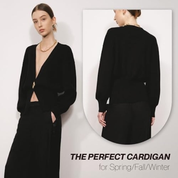 URBAN REVIVO Women's Knitted Cardigan for Chic Style