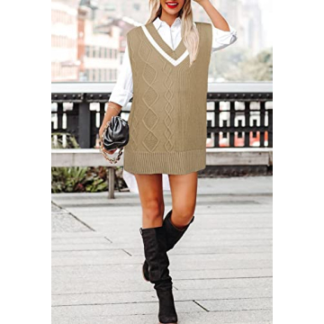 Stylish HUUSA Knitwear Sweater Vest for Versatile Fashion