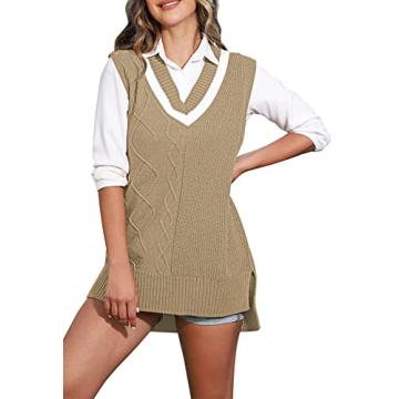 Stylish HUUSA Knitwear Sweater Vest for Versatile Fashion