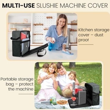 Portable Ninja Slushi Machine Carrying Bag - Dustproof Storage Case