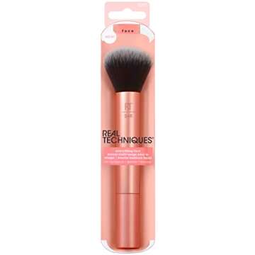 Real Techniques Everything Face Makeup Brush, Flawless Finish, Streak Free Makeup Application, For F...