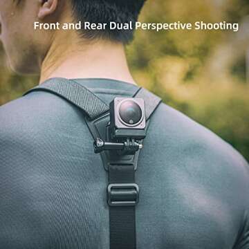 SUREWO Adjustable Chest Strap Mount for Action Cameras