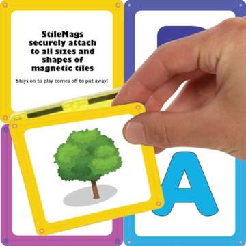 Shapemags Magnetic Tiles for Kids 100 Piece Set - Educational 3D Magnetic Building Blocks for Toddle...