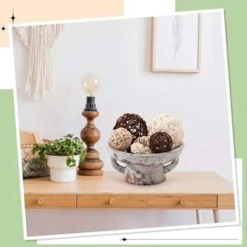 Kritkin Ceramic Decorative Bowl for Home and Centerpieces