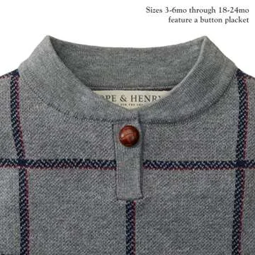 Hope & Henry Girls Grey Plaid Sweater Cape