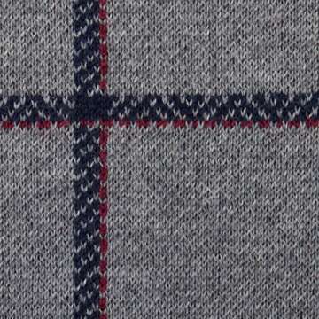 Hope & Henry Girls Grey Plaid Sweater Cape