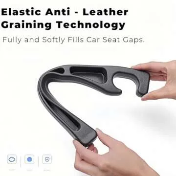EnzeroTools Car Seat Gap Filler 2-Pack with Phone Holder