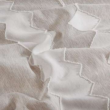 Dobuyly Boho Tufted Comforter Set for Cozy Style