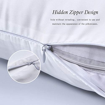 Jocoku Silk Pillowcases Set of 2 for Luxurious Sleep