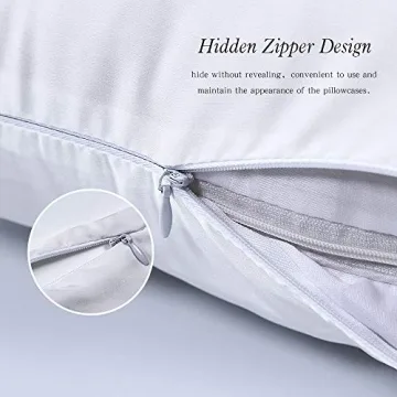 Jocoku Silk Pillowcases Set of 2 for Luxurious Sleep