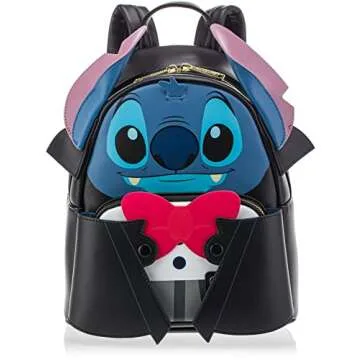 Stylish Loungefly Disney Vampire Stitch Shoulder Bag
