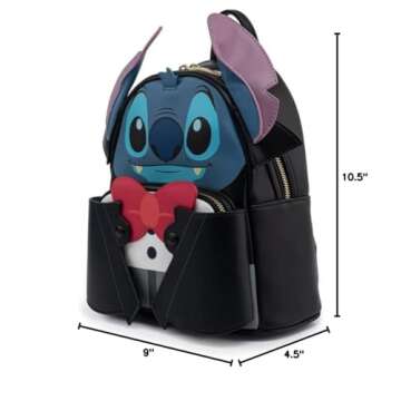 Stylish Loungefly Disney Vampire Stitch Shoulder Bag