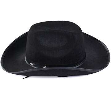 Funny Party Hats Cowboy Hat - Studded Cowboy Hat - Cowboy Costume Accessories - Western Cowboy Hat