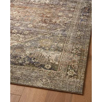 Loloi Amber Lewis Morgan Area Rug - Spice/Lagoon Style