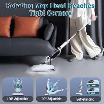 11-in-1 Steam Mop - Eco-Friendly MultiPurpose Cleaner for Home