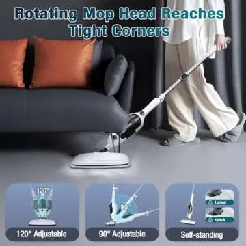 11-in-1 Steam Mop - Eco-Friendly MultiPurpose Cleaner for Home