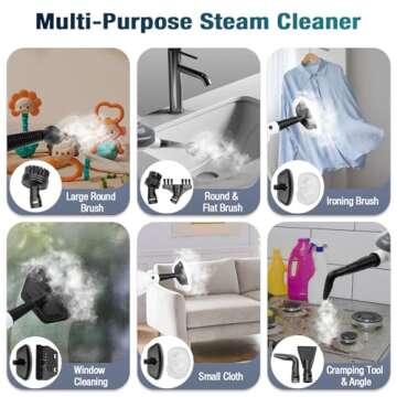 11-in-1 Steam Mop - Eco-Friendly MultiPurpose Cleaner for Home