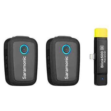 Saramonic Blink 500 B4 TX+TX+RX Dual Lavalier Wireless Microphone System