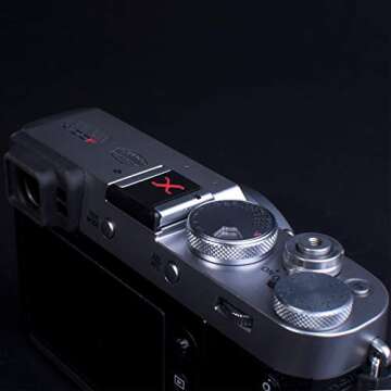 VKO Camera Hot Shoe Cover Protector Cap Compatible with Fujifilm X-S10 XH1 XPro3 XPro2 XT4 XT3 XT2 XT30 XT20 XE3 XE2S XT200 XT100 X100V X100F X101T Cameras(BRX)