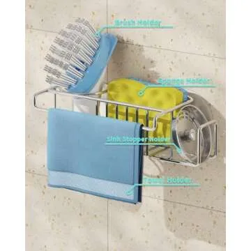 HapiRm 4 in 1 Sink Caddy - Your Kitchen Organizer