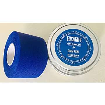 Eucatape Eucalyptus Infused Dancing Tape - for Ballet Salsa Hip Hop Ballroom Contemporary Latin Iris...