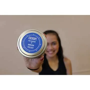 Eucatape Eucalyptus Infused Dancing Tape - for Ballet Salsa Hip Hop Ballroom Contemporary Latin Irish Modern Jazz Tap