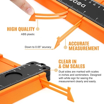 dodowin Contour Gauge Tool for Accurate DIY Measurements