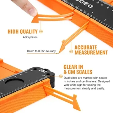 dodowin Contour Gauge Tool for Accurate DIY Measurements