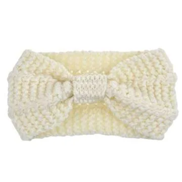 DRESHOW 1950's Vintage Modern Style Elastic Women Turban Headbands Twisted Cute Hair Band Accessories (4 Pack Crochet Knot D)