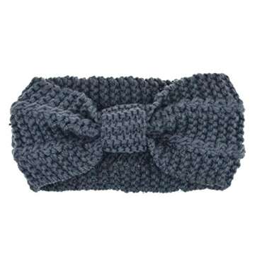 DRESHOW 1950's Vintage Modern Style Elastic Women Turban Headbands Twisted Cute Hair Band Accessories (4 Pack Crochet Knot D)