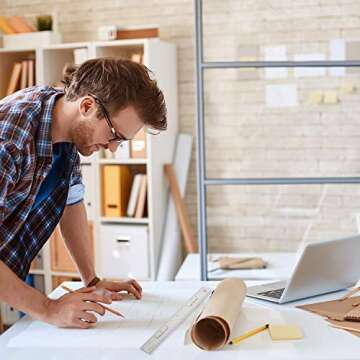 3 Pieces Stainless Steel Cork Base Rulers 12 Inches 30 cm Non Slip Straight Edge Ruler, Inch and Metric Graduations Measuring Corkback Ruler for School Office Drawing Measuring Engineering Woodworking