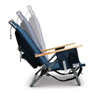 Sport-Brella SunSoul Folding Lightweight Backpack Beach Chair, Cup Holders | Arm Rest | Foldable, Al...