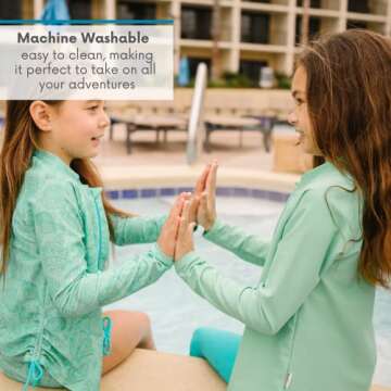 SwimZip UPF 50+ Long Sleeve Kids Rash Guard