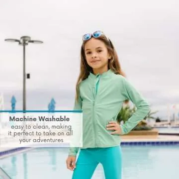 SwimZip UPF 50+ Long Sleeve Kids Rash Guard