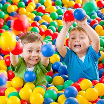 Click N' Play 400 Pack of Crush Proof Plastic Ball Pit Balls